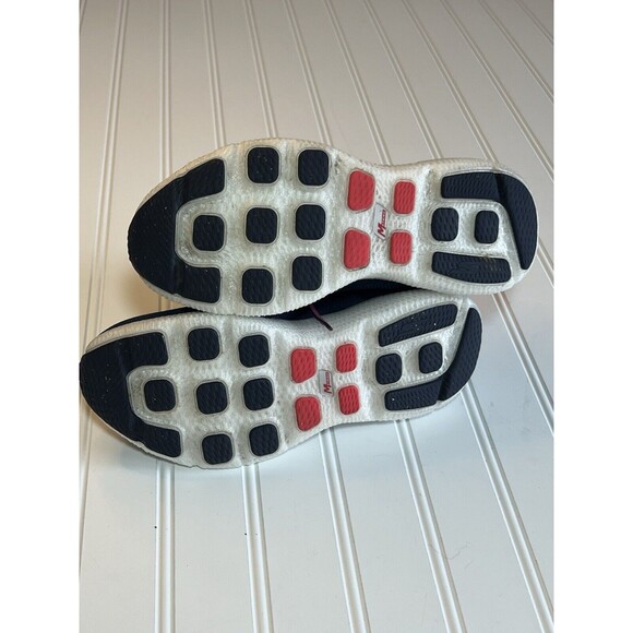 Skechers Women's Size 7 Go Run 7 Hyper Burst Cushioning Running Blue/Hot Pink - Picture 7 of 10